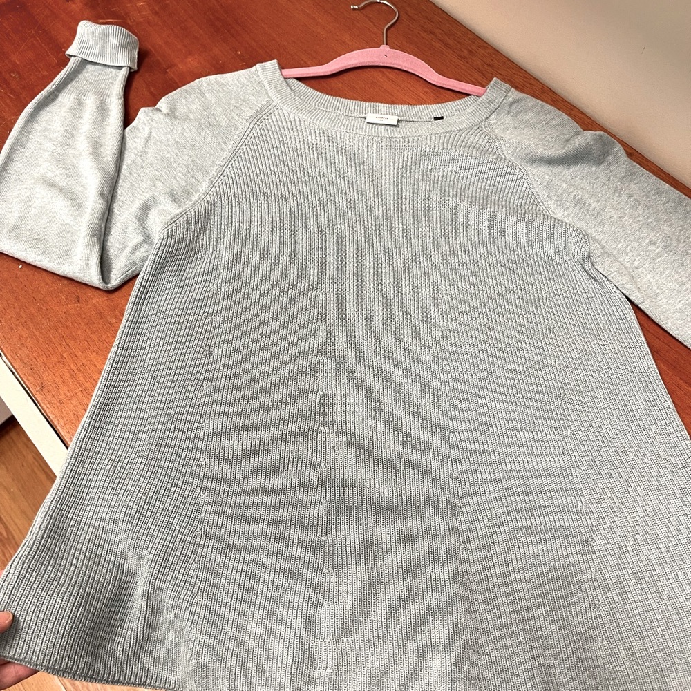 CABI blue-green Swing Sweater #5133, size M